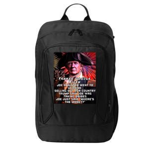 Yankee Doodle Biden 4th Of July Great Again Patriotic Trump City Backpack