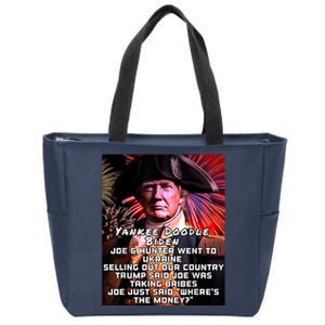 Yankee Doodle Biden 4th Of July Great Again Patriotic Trump Zip Tote Bag