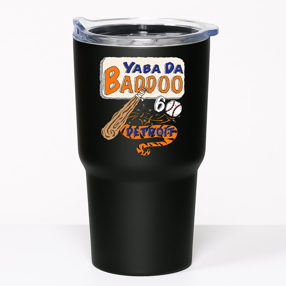 Yabba Da Baddoo 60 Detroit Baseball Tumbler