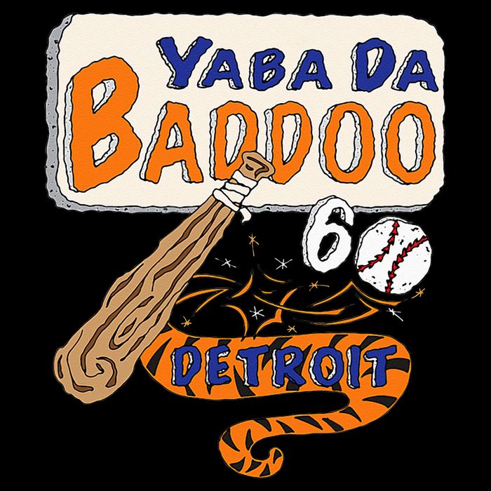 Yabba Da Baddoo 60 Detroit Baseball Visor