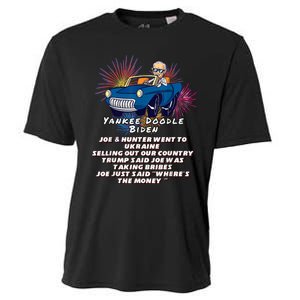 Yankee Doodle Biden 4th Of July Great Again Patriotic Trump Cooling Performance Crew T-Shirt