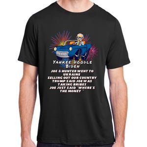 Yankee Doodle Biden 4th Of July Great Again Patriotic Trump Adult ChromaSoft Performance T-Shirt