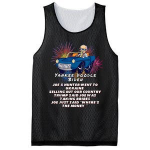 Yankee Doodle Biden 4th Of July Great Again Patriotic Trump Mesh Reversible Basketball Jersey Tank