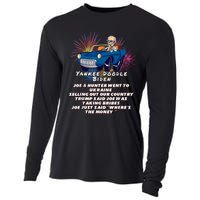 Yankee Doodle Biden 4th Of July Great Again Patriotic Trump Cooling Performance Long Sleeve Crew