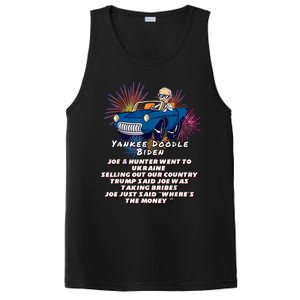 Yankee Doodle Biden 4th Of July Great Again Patriotic Trump PosiCharge Competitor Tank