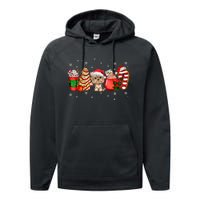 Yorkie Dog Christmas Pajamas Coffee Latte Mugs Xmas Tree Performance Fleece Hoodie