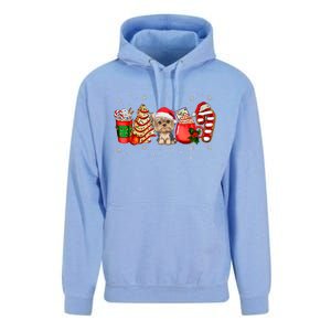 Yorkie Dog Christmas Pajamas Coffee Latte Mugs Xmas Tree Unisex Surf Hoodie