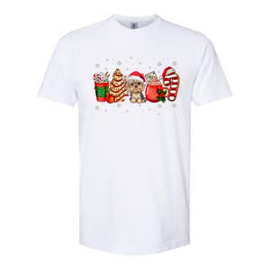 Yorkie Dog Christmas Pajamas Coffee Latte Mugs Xmas Tree Softstyle CVC T-Shirt