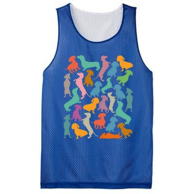 Y Dachshund Dachshund Pattern For Dachshund Lover Cute Gift Mesh Reversible Basketball Jersey Tank