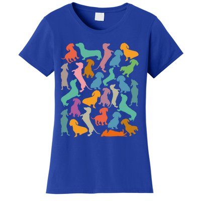 Y Dachshund Dachshund Pattern For Dachshund Lover Cute Gift Women's T-Shirt