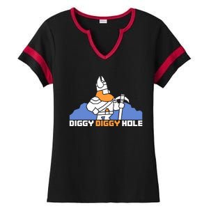 Yogscast Diggy Diggy Hole Ladies Halftime Notch Neck Tee