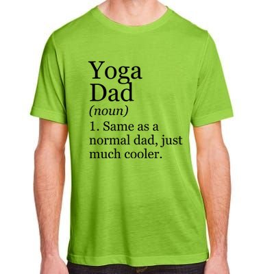 Yoga Dad Definition Funny Sarcastic Meditation Funny Gift Adult ChromaSoft Performance T-Shirt