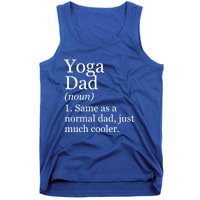 Yoga Dad Definition Funny Sarcastic Meditation Funny Gift Tank Top