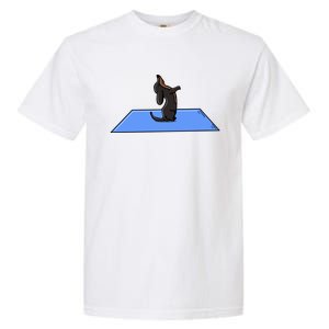 Yoga Dachshund Funny Meditation Yoga Dog Lover Gift Garment-Dyed Heavyweight T-Shirt