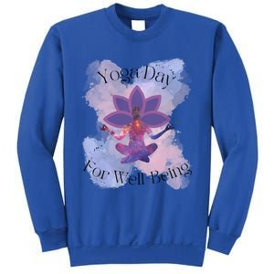 Yoga Day For Wellbeing Gift Sweatshirt