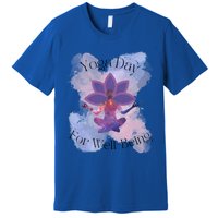 Yoga Day For Wellbeing Gift Premium T-Shirt