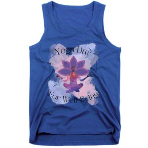 Yoga Day For Wellbeing Gift Tank Top