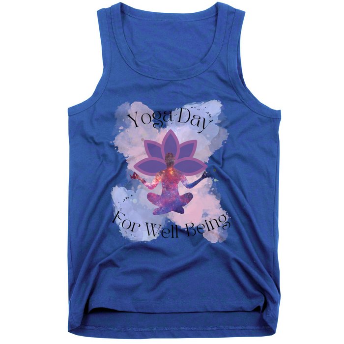 Yoga Day For Wellbeing Gift Tank Top