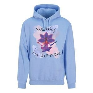 Yoga Day For Wellbeing Gift Unisex Surf Hoodie