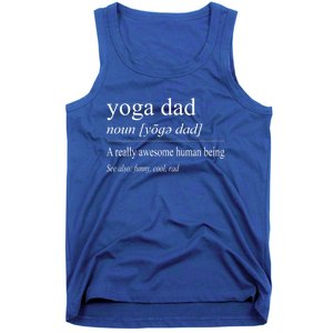 Yoga Dad Funny Definition Meaning FatherS Day Gag Gift Tank Top