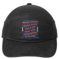 You Dont Have No Whistlin Bungholes Funny July 4th Of July 7-Panel Snapback Hat