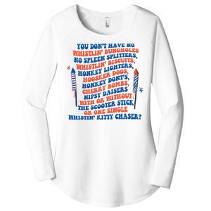 You Dont Have No Whistlin Bungholes Funny July 4th Of July Women's Perfect Tri Tunic Long Sleeve Shirt