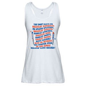 You Dont Have No Whistlin Bungholes Funny July 4th Of July Ladies Essential Flowy Tank