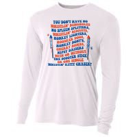 You Dont Have No Whistlin Bungholes Funny July 4th Of July Cooling Performance Long Sleeve Crew