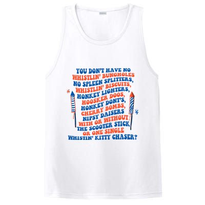 You Dont Have No Whistlin Bungholes Funny July 4th Of July PosiCharge Competitor Tank