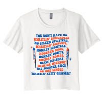 You Dont Have No Whistlin Bungholes Funny July 4th Of July Women's Crop Top Tee