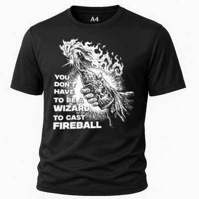 You Dont Have To Be A Wizard To Cast F.I.R.E.B.A.L.L Halloween Cooling Performance Crew T-Shirt