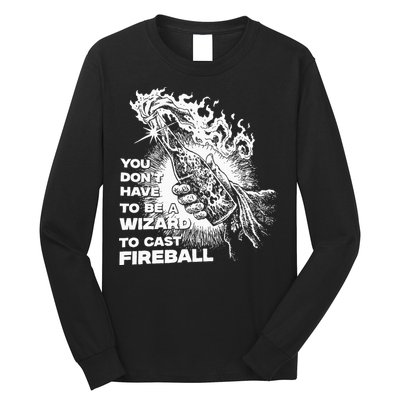 You Dont Have To Be A Wizard To Cast F.I.R.E.B.A.L.L Halloween Long Sleeve Shirt