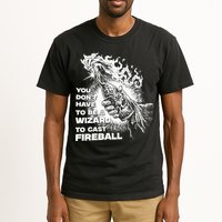 You Dont Have To Be A Wizard To Cast F.I.R.E.B.A.L.L Halloween Tall T-Shirt