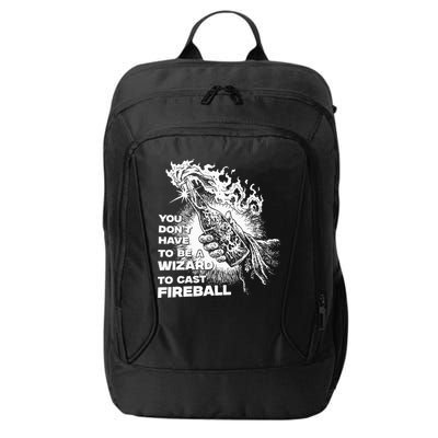 You Dont Have To Be A Wizard To Cast F.I.R.E.B.A.L.L Halloween City Backpack