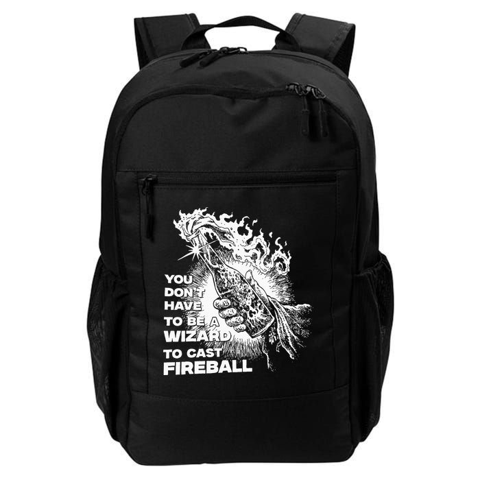 You Dont Have To Be A Wizard To Cast F.I.R.E.B.A.L.L Halloween Backpack