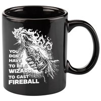 You Dont Have To Be A Wizard To Cast F.I.R.E.B.A.L.L Halloween 11oz C Handle Ceramic Mug