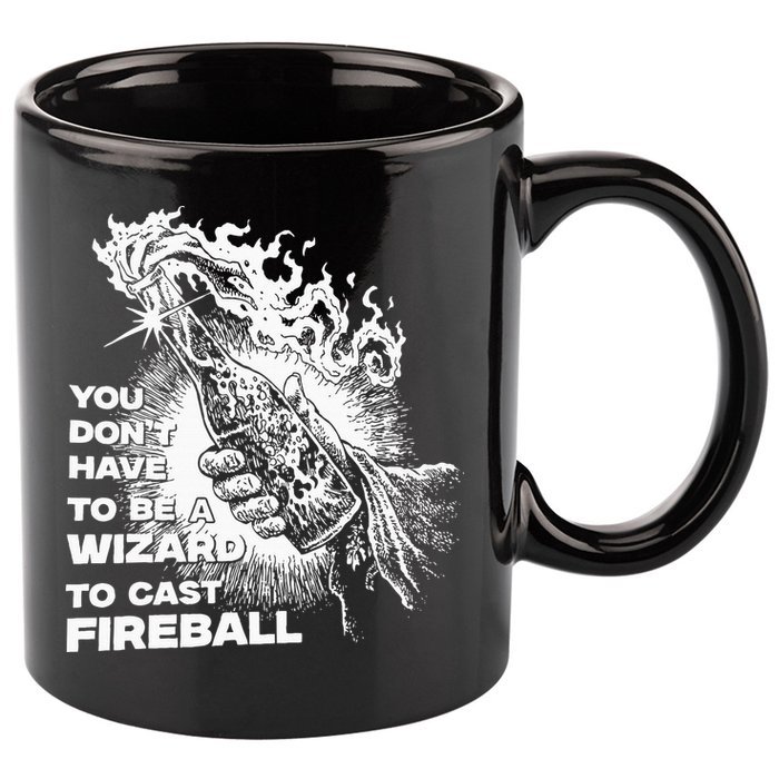 You Dont Have To Be A Wizard To Cast F.I.R.E.B.A.L.L Halloween 11oz C Handle Ceramic Mug
