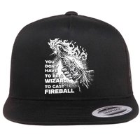 You Dont Have To Be A Wizard To Cast F.I.R.E.B.A.L.L Halloween Flatbill Hat