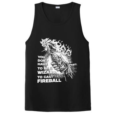 You Dont Have To Be A Wizard To Cast F.I.R.E.B.A.L.L Halloween PosiCharge Competitor Tank