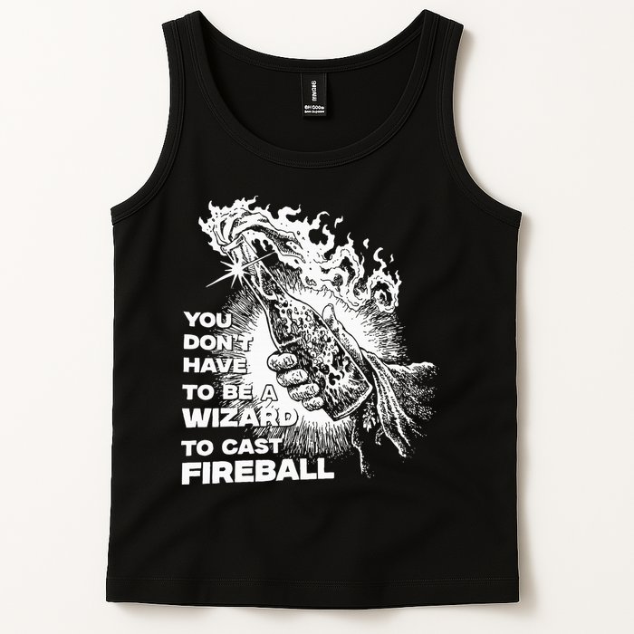 You Dont Have To Be A Wizard To Cast F.I.R.E.B.A.L.L Halloween Tank Top