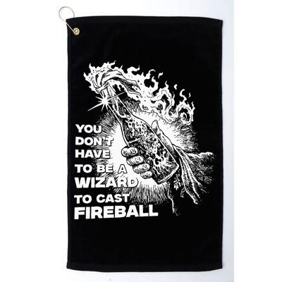 You Dont Have To Be A Wizard To Cast F.I.R.E.B.A.L.L Halloween Golf Towel