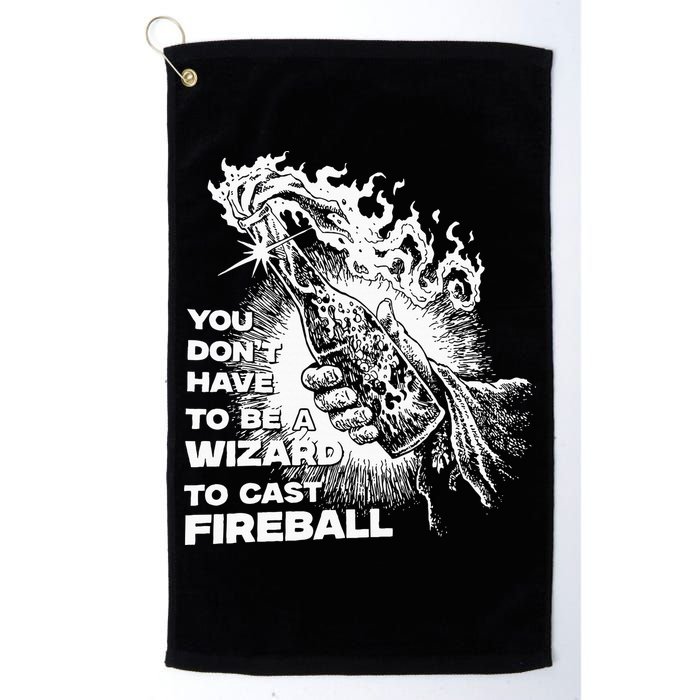 You Dont Have To Be A Wizard To Cast F.I.R.E.B.A.L.L Halloween Golf Towel