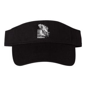 You Dont Have To Be A Wizard To Cast F.I.R.E.B.A.L.L Halloween Valucap Bio-Washed Visor