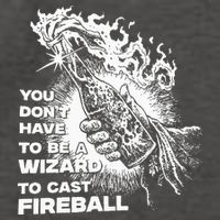 You Dont Have To Be A Wizard To Cast F.I.R.E.B.A.L.L Halloween Vector Backpack