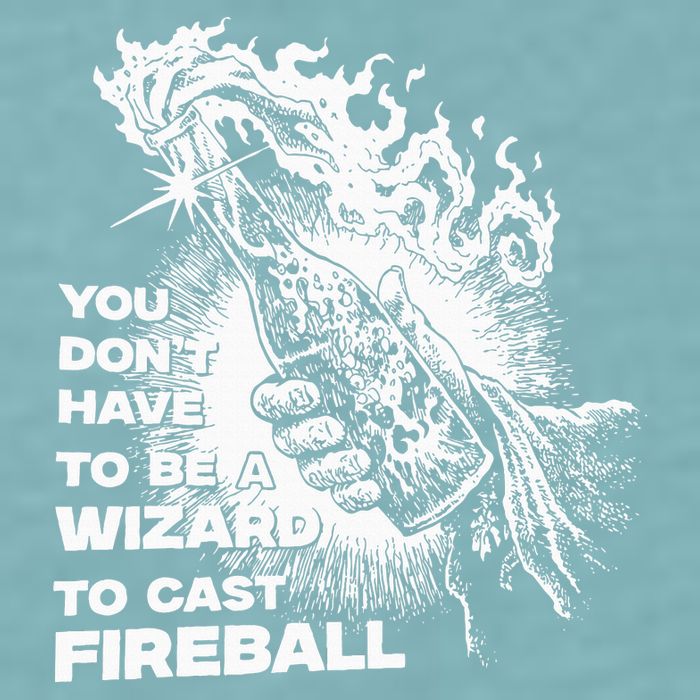 You Dont Have To Be A Wizard To Cast F.I.R.E.B.A.L.L Halloween Sueded Cloud Jersey T-Shirt