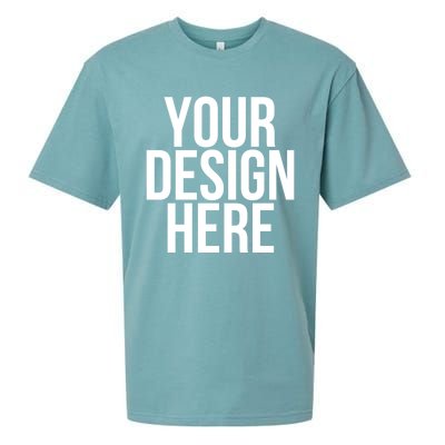 Your Design Here Funny Cool Nonsense Quote Gift Sueded Cloud Jersey T-Shirt