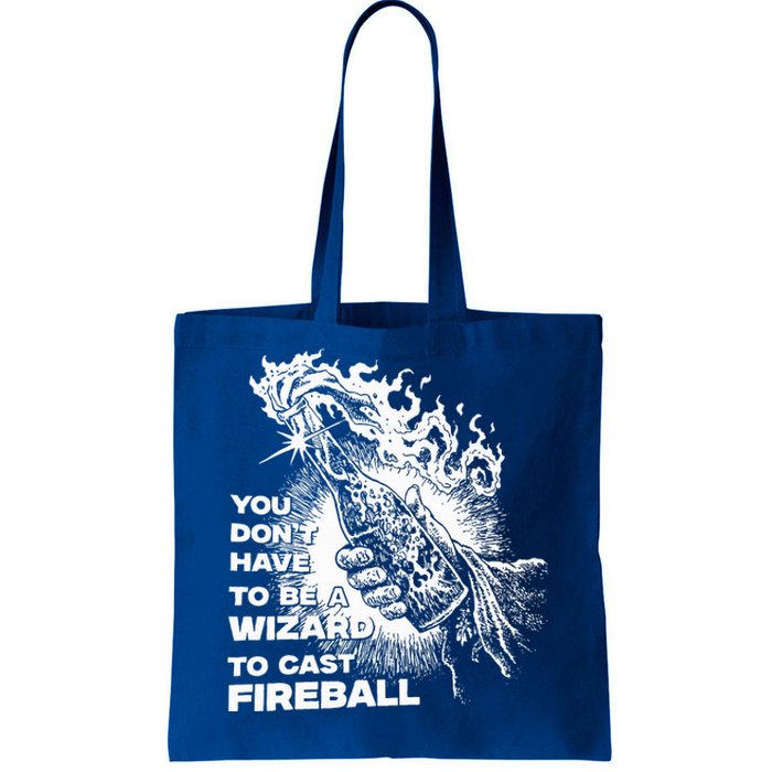 You Dont Have To Be A Wizard To Cast F.I.R.E.B.A.L.L Halloween Tote Bag