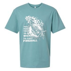 You Dont Have To Be A Wizard To Cast F.I.R.E.B.A.L.L Halloween Sueded Cloud Jersey T-Shirt