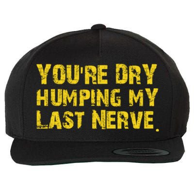 You're Dry Humping My Last Nerve Wool Snapback Cap