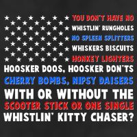 You Dont Have No Whistlin Bungholes Fireworks Joe Dirt Usa American Flag Adult Drive Performance Visor